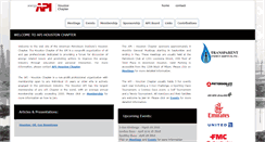 Desktop Screenshot of api-houston.org