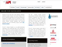 Tablet Screenshot of api-houston.org